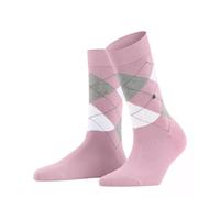 Burlington Reinforced Soft Flat Seam For Pressure-Free Toes Trendy Argyle Pattern 1 Pair