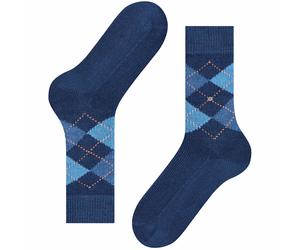 Burlington Socks Burlignton Preston Argyle Blue Socks 24284 Colour: BL