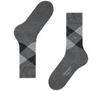 Burlington Socks Edinburgh Socks - Black/Grey One Size One Size
