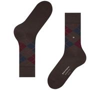 Burlington Men's Edinburgh M So Wool Patterned 1 Pair Socks, Brown Dark 5235, 6.5-11