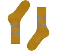 Burlington Men's Edinburgh M So Wool Patterned 1 Pair Socks, Yellow Curry 1590, 6.5-11