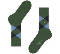 Burlington Socks Edinburgh Socks - Green/Blue - One Size - Menswear One Size