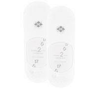 Burlington Socks Everyday 2-Pack Men No Show Socks - White Flip Flop UK9 to UK10 Flip Flop UK9 to UK10