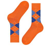 Burlington Socks Manchester Mercerised Cotton Socks | Orange/Blue | 20