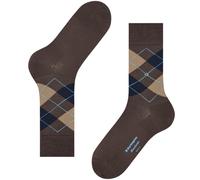 Burlington Manchester Socks Checkered 5043 Brown size 40-46