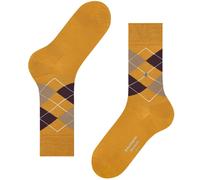 Burlington Socks Manchester Socks - Gold/Burgundy