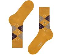 Burlington Socks Manchester Socks - Gold/Burgundy One Size One Size