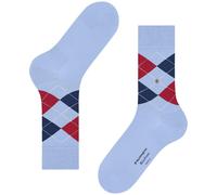 Burlington Manchester Socks Checkered Light 6253 Light blue Blue size 40-46