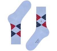 Burlington Manchester Socks Checkered Light 6253 Light blue Blue size 40-46