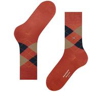 Burlington Socks Manchester Socks - Orange/Navy - One Size - Menswear One Size