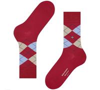 Burlington Men's Manchester M So Cotton Patterned 1 Pair Socks, Red Burgundy 8047, 6.5-11