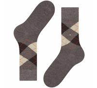 Burlington Socks Preston Socks - Argyle Brown One Size One Size