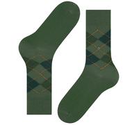 Burlington Men's Preston M So Warm Soft Patterned 1 Pair Socks, Green Asparagus 7045, 6.5-11