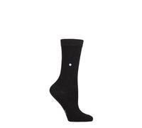 Burlington Socks Womens Plain Cotton "Lady" Many Colours Size 3.5-7- 1 Pair Pack