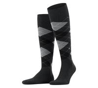 Burlington Soft Cotton Long Argyle Knee High King Socks - Men's