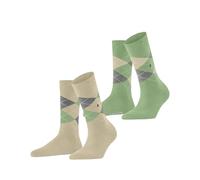 Burlington Soft On Skin Hard-Wearing Reinforced Argyle Pattern ONE-SIZE-FITS-ALL Gift Idea 2 Pairs