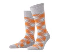 Burlington Tartan Men Socks 40-46 Grey