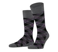 Burlington Tartan Men Socks 40-46 Grey