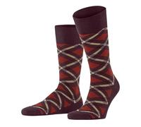 Burlington Tartan Men Socks 40-46 Rose