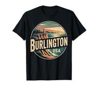 Burlington Vermont Retro Lighthouse Cliff Tribute T-Shirt