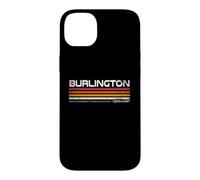 Burlington Vermont Retro Stripes Vintage City Design Case for iPhone 14 Plus