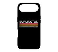 Burlington Vermont Retro Stripes Vintage City Design Case for iPhone Air