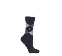 Burlington Womens Argyle Pattern Wool Socks Marylebone 3.5-7 Many Colours 1 Pair