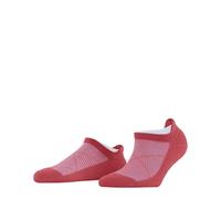 Burlington Women's Athleisure W Sn Soft Breathable Quick Drying Low-Cut Plain 1 Pair Trainer Socks, Red Coral 8542, 2.5-5