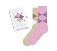 Burlington Women's Basic Gift Box W So Cotton Patterned Socks 2 Pairs, Multicolor Sortiment 0069, 3.5-7