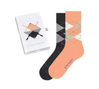 Burlington Thin Reinforced Extra-Soft On Skin Hard-Wearing Argyle Pattern ONE SIZE FITS ALL Multipack 2 Pairs
