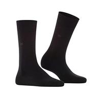 Burlington Women's Bloomsbury W So Wool Cotton Plain 1 Pair Socks, Black 3000-O, 3.5-7