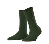 Burlington Women's Bloomsbury W So Wool Cotton Plain 1 Pair Socks, Green Asparagus 7045, 3.5-7