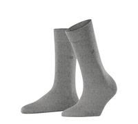 Burlington Women's Bloomsbury W So Wool Cotton Plain 1 Pair Socks, Grey Light 3770 3.5-7