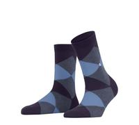 Burlington Women's Bonnie W Sso Cotton Patterned Socks 1 Pair, Red Wineberry 8761, 3.5-7