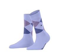 Burlington Women's Covent Garden Socks Breathable Cotton Thin Flat Seam In The Toe Area With Argyle Pattern For Dress Casual Business Looks One Size Fits All Gift Idea 1 Pair