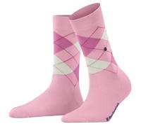 Burlington Women's Covent Garden W So Cotton Patterned 1 Pair Socks, Pink Rose 8793, 3.5-7