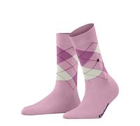 Burlington Women's Covent Garden W So Cotton Patterned 1 Pair Socks, Pink Rose 8793, 3.5-7
