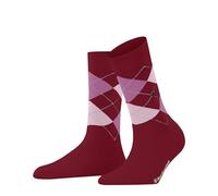 Burlington Women's Covent Garden W So Cotton Patterned 1 Pair Socks, Red Passion 8048, 3.5-7
