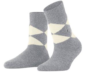 Burlington Womens Cozy Slipper Socks - Grey Mel