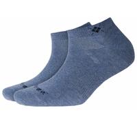 Burlington Womens Everyday 2-Pack Sneaker Socks - Light Jeans Blue