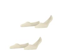 Burlington Women's Everyday Multipack W In Cotton No-Show Plain Liner Socks 2 Pairs, Beige Gravel 4840, 5.5-6.5
