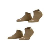 Burlington Women's Everyday Sneaker Multipack W Sn Cotton Low-Cut Plain 2 Pairs Trainer Socks, Brown Sugar 5152 3.5-7