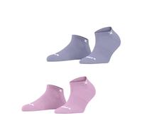 Burlington Women's Everyday Sneaker Multipack W Sn Cotton Low-Cut Plain 2 Pairs Trainer Socks, Pink Sporty-Rose 8393 3.5-7