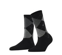 Women's Tennis Socks Courtside Ribbed Cotton Argyle Patterned 1 Pair- Burlington