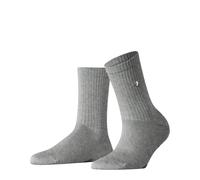 Burlington Women's Fleet Street W So Cotton Plain 1 Pair Socks, Grey Light Heather 3223 3.5-7