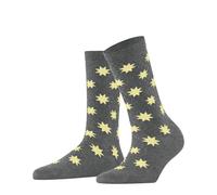 Burlington Women's Holly Jolly Socks Breathable Cotton Mid-Calf Length Patterned 1 Pair