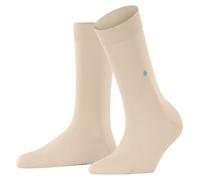 Burlington Women's Lady W So Cotton Plain 1 Pair Socks, Beige Cream 4011, 3.5-7