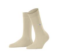 Burlington Women's Lady W So Cotton Plain 1 Pair Socks, Beige Cream 4011, 3.5-7