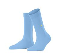 Burlington Women's Lady W So Cotton Plain 1 Pair Socks, Blue Light 6541, 3.5-7