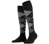 Burlington Women's Marylebone W Kh Wool Long Patterned 1 Pair Knee-High Socks, Black 3000 3.5-7